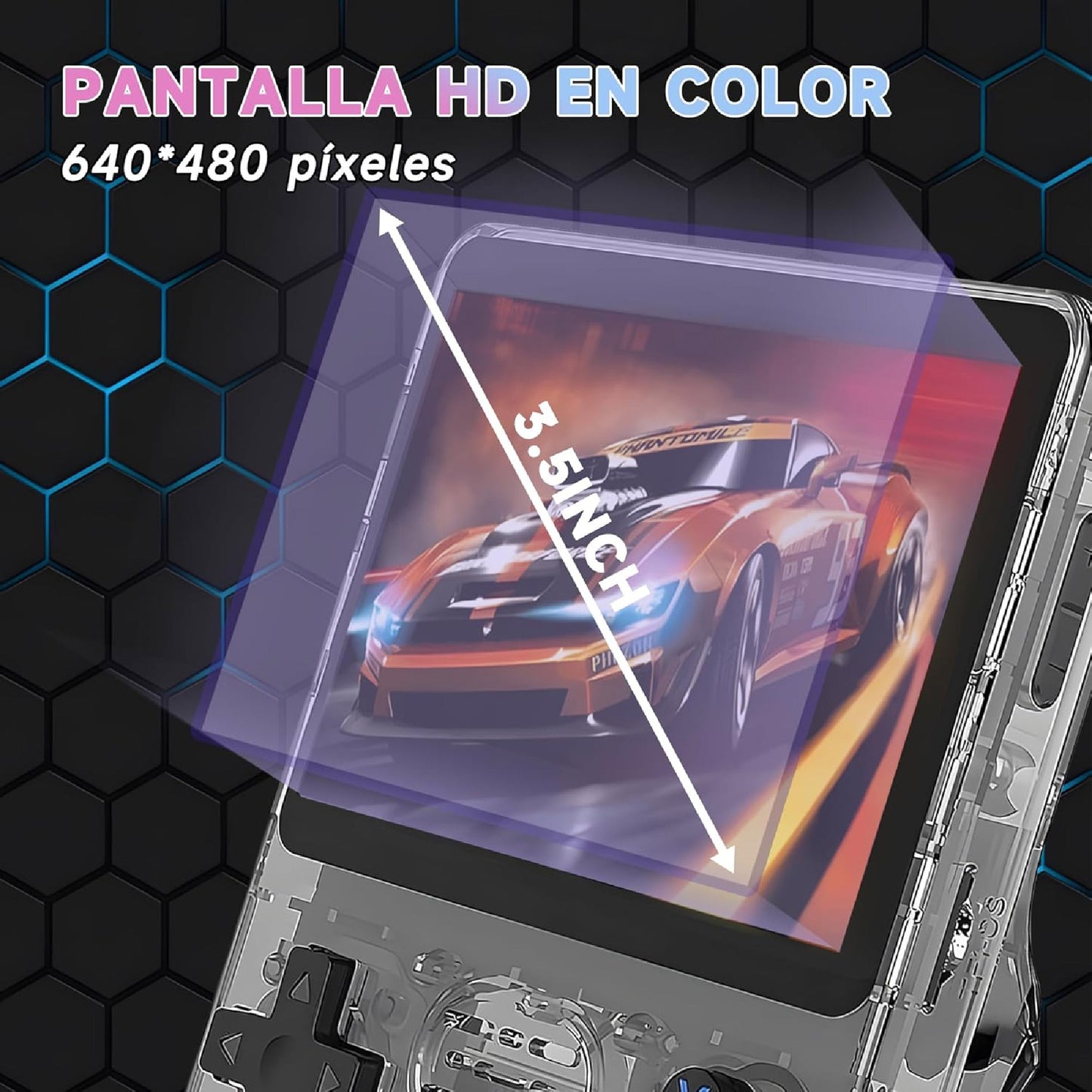 Consola Retro portable  R36S – 64GB con 15,000+ juegos clásicos
