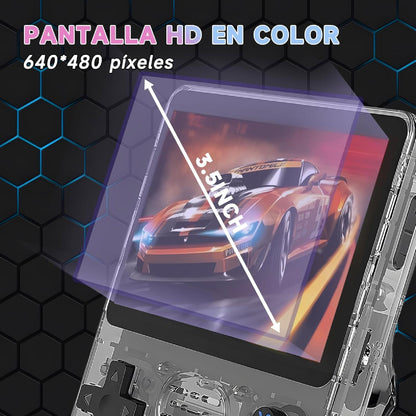 Consola Retro portable  R36S – 64GB con 15,000+ juegos clásicos