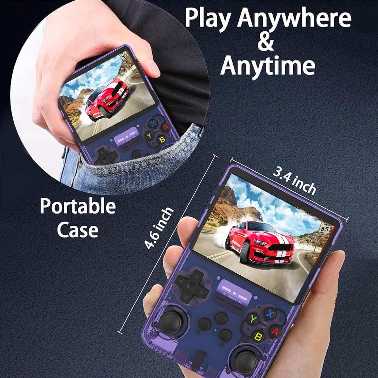 Consola Retro portable  R36S – 64GB con 15,000+ juegos clásicos