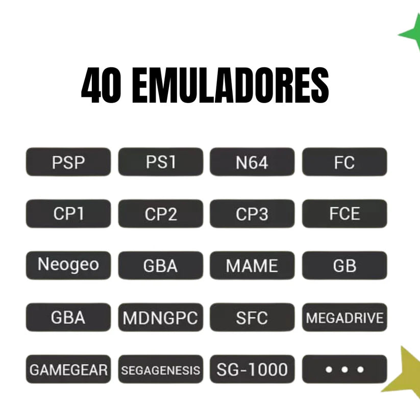CONSOLA VIDEOJUEGOS GAMESTICK K8 - +35.000 juegos - 2 controles inalámbricos.