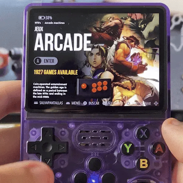 Consola Retro portable  R36S – 64GB con 15,000+ juegos clásicos
