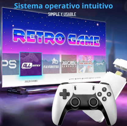 Consola Retro M15 4K +20 000 Juegos | 2 Mandos Inalámbricos